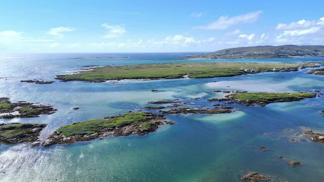 littoral irlandais pr&egrave;s de l'ile d'Arranmore et Burtonport dans le comt&eacute; de Dungloe