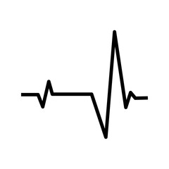 Heartbeat line. heartbeat icon