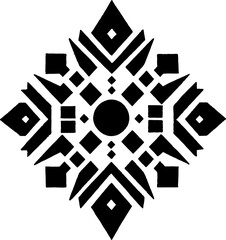 Fototapeta premium Aztec Navajo pattern. Vector Aztec Navajo geometric shape seamless pattern background. The geometric southwest pattern is used for fabric, textile, home decoration elements, upholstery, and wrapping.