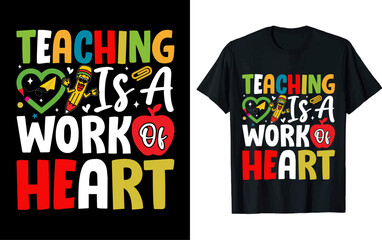 Back-to-school t shirt design,  vector illustration, Back-to-school design, silhouette style.
