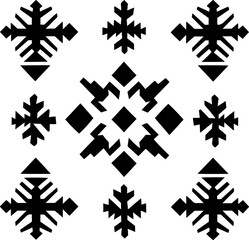 Aztec Navajo pattern. Vector Aztec Navajo geometric shape seamless pattern background. The geometric southwest pattern is used for fabric, textile, home decoration elements, upholstery, and wrapping.