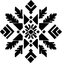 Aztec vector elements. Ethnic ornament. Tribal design, geometric symbols for border, frame, tattoo, logo, cards, decorative paper. Navajo motifs