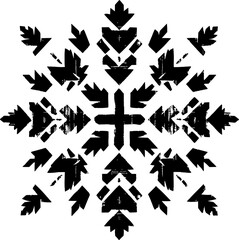 Aztec vector elements. Ethnic ornament. Tribal design, geometric symbols for border, frame, tattoo, logo, cards, decorative paper. Navajo motifs