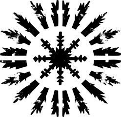 Aztec vector elements. Ethnic ornament. Tribal design, geometric symbols for border, frame, tattoo, logo, cards, decorative paper. Navajo motifs