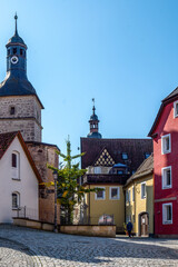 Obraz premium Tagesausflug in das schöne Städtchen Kulmbach in Bayern