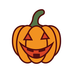 halloween pumpkin vector