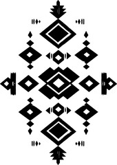 Aztec vector elements. Ethnic ornament. Tribal design, geometric symbols for border, frame, tattoo, logo, cards, decorative paper. Navajo motifs