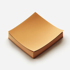 Elegant Gold Foil Stacked Paper Sheets with Smooth Edges for Creatively Designed Projects, Invitations, and Special Occasions