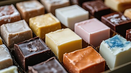 Exquisite Assortment of Colorful Chocolates