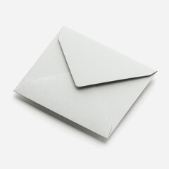 A Simple, Elegant White Envelope on a Soft Background Perfect for Various Lettering Projects and Invitations in a Minimalist Style