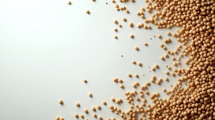 Abundance of aromatic sesame seeds in a large pile for culinary use and natural health benefits