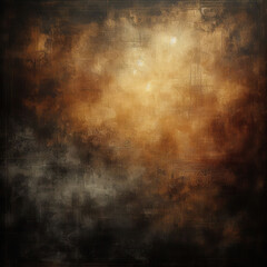 grunge texture with scuffs in chocolate and brass colors