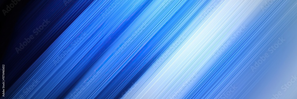 Poster abstract blue diagonal lines calming and modern visual effect