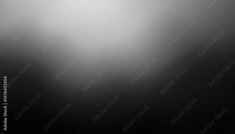 Poster mysterious grainy gradient background with abstract blurred transitions in monochrome