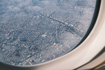 飛行機からの絶景