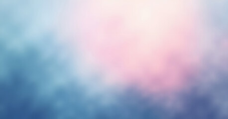 Obraz premium A dreamy, textured gradient image blending soft blue and pink tones, creating a soothing and abstract visual effect with a slightly blurred appearance.