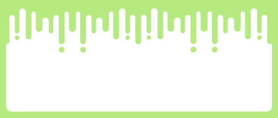 FRAME SLIME DRIPPING PAINT BOARDER GREEN MELTING 4096 × 1746