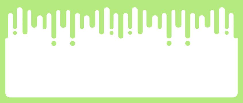FRAME SLIME DRIPPING PAINT BOARDER GREEN MELTING 4096 &times; 1746