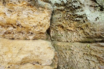 Abstract drawing of sandstone rock structure
