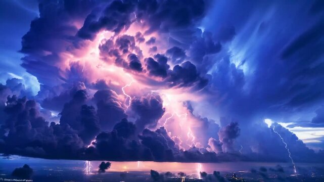 Lightning and Cloud Movemen