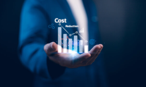 A person managing financial data on a budget sheet