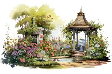 Garden architecture outdoors flower.