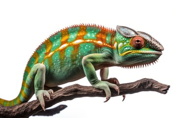 Obraz premium Chameleon reptile animal lizard.