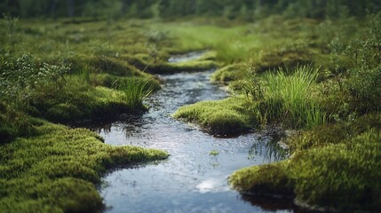 Restored Peatland Ecosystem Thriving as Carbon Sink and Wildlife Habitat