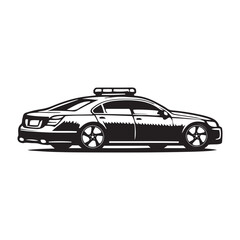 car silhouette vector on a white background