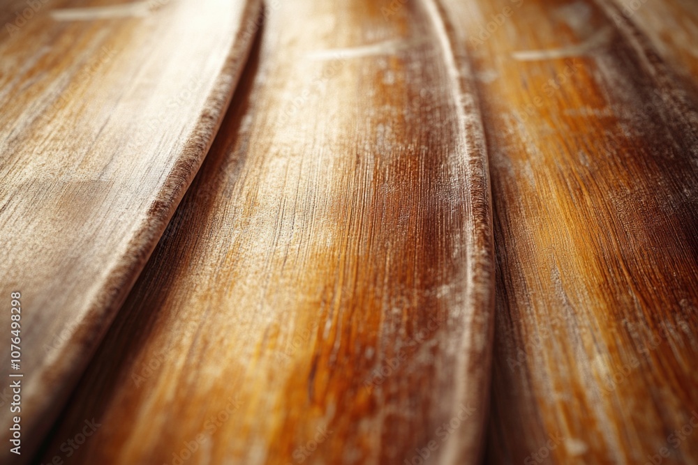 Aufkleber a close-up shot of the wooden tabletop with intricate grain patterns and textures