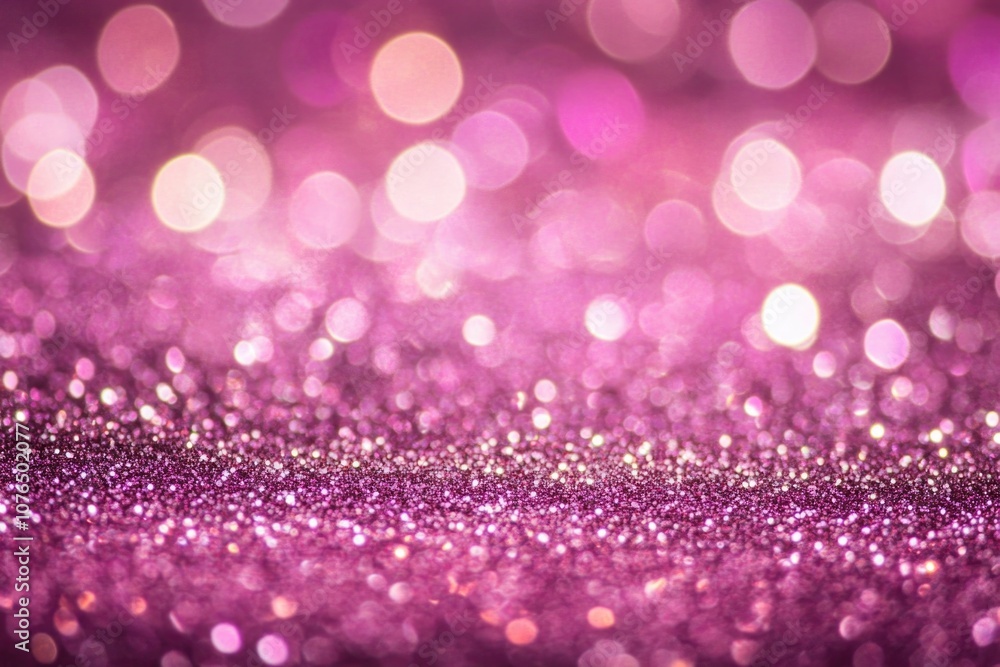 Poster A close-up shot of a purple glitter background perfect for adding some sparkle to your design