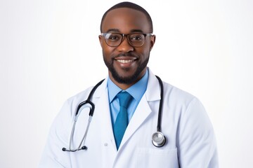 Fototapeta premium Doctor glasses smiling adult.