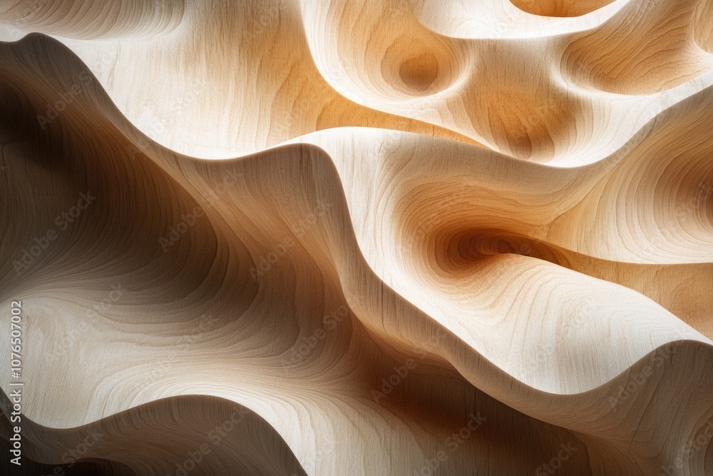 Poster a detailed view of a wooden texture, suitable for use in design and graphic projects