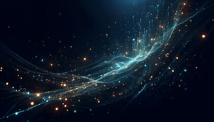 Celestial Drift - A Symphony of Light and Motion Background | abstract background with stars