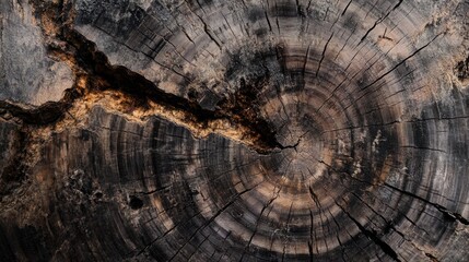 Fototapeta premium Close-up of a bird sitting on a piece of wood, compact and natural setting