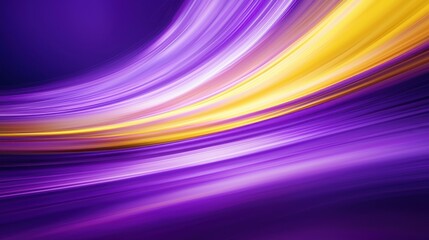 A vibrant abstract swirl of purple and yellow hues, creating a dynamic visual flow.