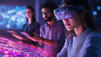 Exploring Futuristic Technology in a Modern Open-Space Learning Lab with Students