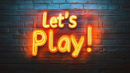 Obraz premium A neon sign that reads 