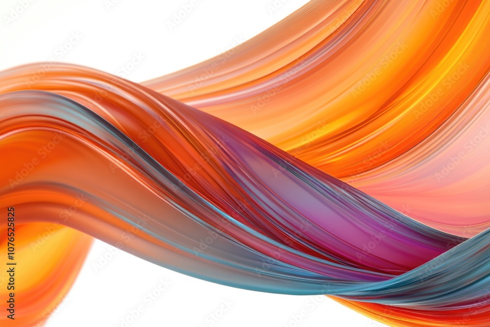 Poster a close-up view of a vibrant and intricate abstract design