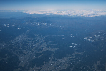 飛行機からの絶景