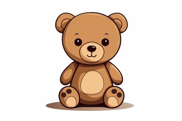 Fototapeta premium Cute png mammal bear toy.