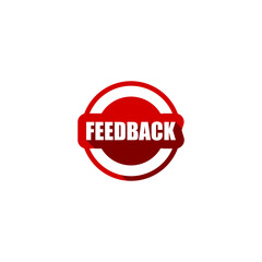 Feedback icon isolated on transparent background