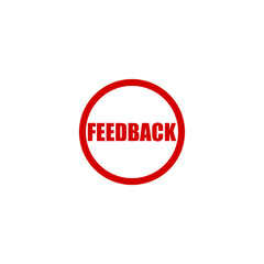 Feedback icon isolated on transparent background