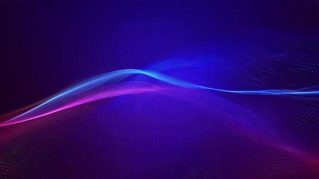 designs ultrawide gradient background video featuring glowing neon shades blue red purple backdrop complete particles lines creates mesmerizing various creative