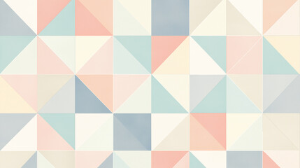 Minimalist geometric pattern in soft pastel colors with a repetitive design, creating a soothing and modern effect