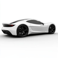 Fototapeta premium sports car isolated on white background
