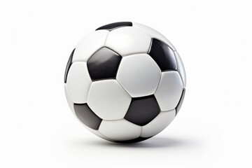 Fototapeta premium Soccer football ball soccer sports white background.