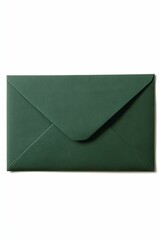 A green envelope on a white background.