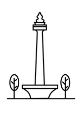 Monas Aesthetic Monument, a historical monument in the city of Jakarta