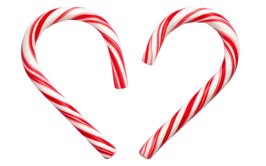 Fototapeta premium Candy Cane Isolated on White Background